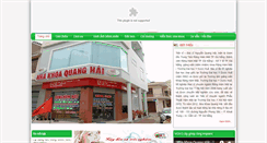 Desktop Screenshot of nhakhoaquanghai.com